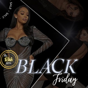 Black Friday Sale Flyer | DIY Flyer Template Design |Black Friday Specials Flyer | Flyer | Social Media Flyer | Premade Black Friday Flyer