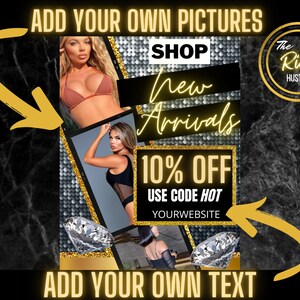 Clothing Flyer | Social Media Flyer | New Arrivals Flyer | Flash Sale | Boutique Flyer |  Promotion Flyer | Accessories | Instagram | Flyer