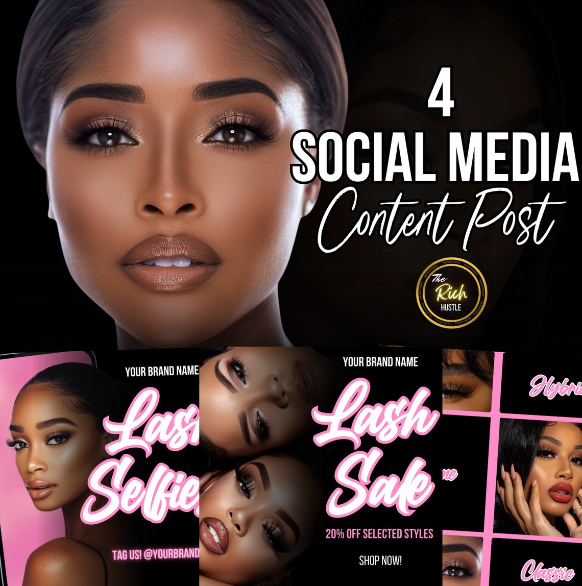 Lash Website Design, Eyelash Website Template, Lash Tech Website, Lash ...