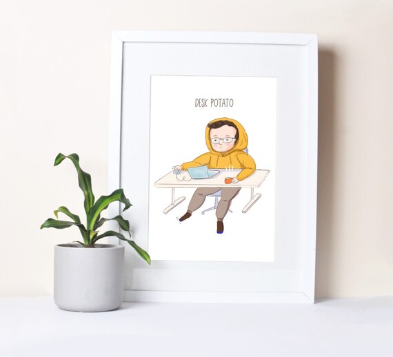 Home Office Wall Art Funny Office Decor work From Home Gift Etsy