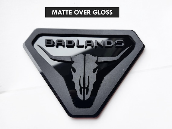 2x Fender Badlands Emblem Badge Logo for Ford Bronco Offroad SUV