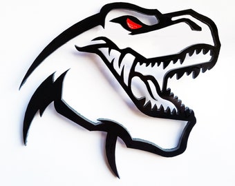 2x Dinosaur T-rex TRX Redeye Emblem for Dodge Ram Logo 1500 2500