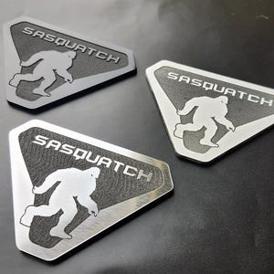 Custom Fender Sasquatch Emblem Badge Logo for Ford Bronco Offroad SUV 4x4