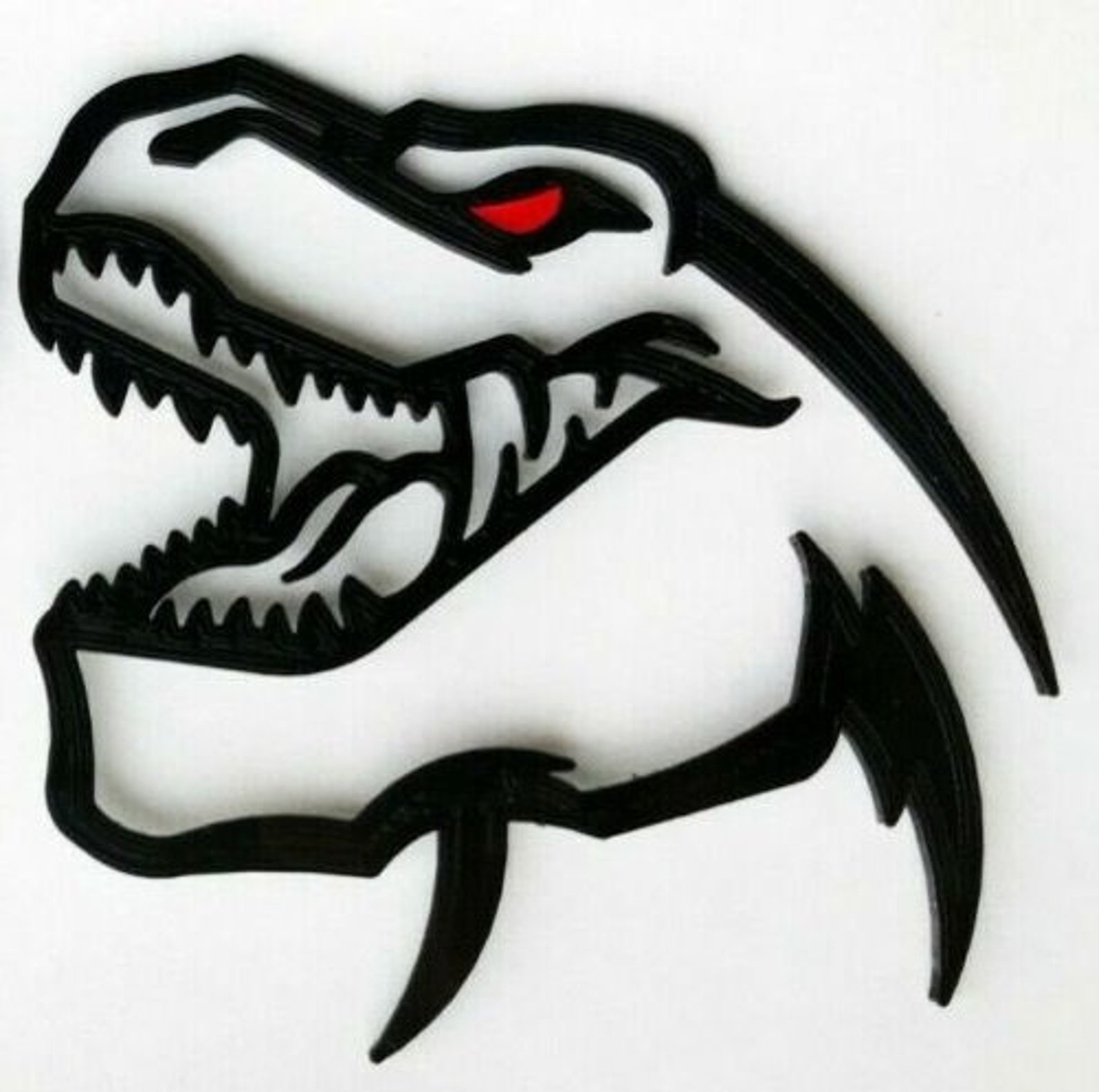 2x Dinosaur Trex TRX Redeye Emblem for Dodge Ram Logo 1500 Etsy