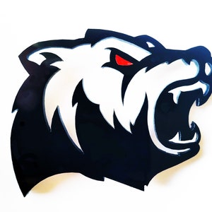 2x HellBear Bear Redeye Badge Logo Emblem für Dodge SRT RAM TRX Ford Chevy Chevrolet Jeep