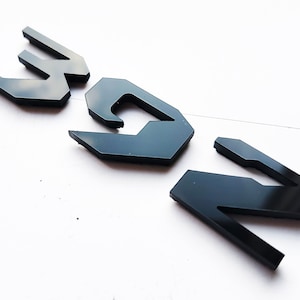 1x Door Fender Emblem Badge Logo 392 Hemi 6.4L for Dodge Challenger Charger SRT