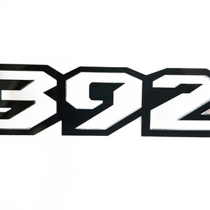 1x Door Fender Emblem Badge Logo 392 Hemi 6.4L for Dodge Challenger Charger SRT Scat Pack