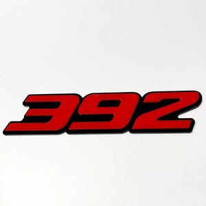 1x Door Fender Emblem Badge Logo 392 Hemi 6.4L for Dodge Challenger Charger SRT