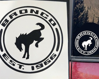 Sticker cheval logo sport SUV Bad Lands pour Ford Bronco