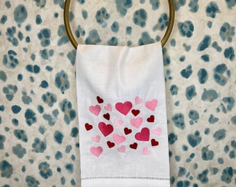 Hearts Guest Towel