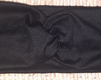 Black Cochlear Implant Twist headband