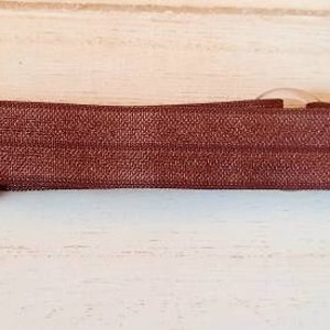 Diadema de implante coclear marrón sólido