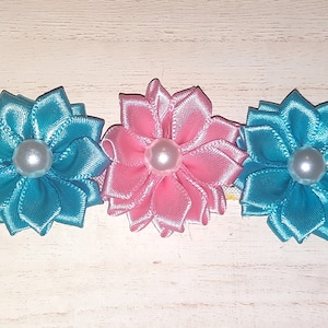 Cochlear Implant Headband with Flowers