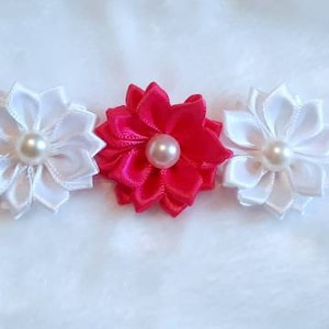 Cochlear Implant Headband with Flowers