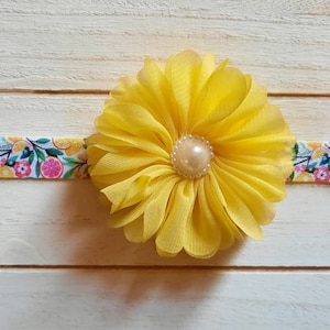 Cochlear Implant/Hearing Aid Headband with flower