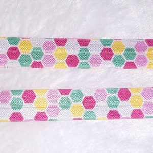 Colorful Hexagon Cochlear Implant Headband