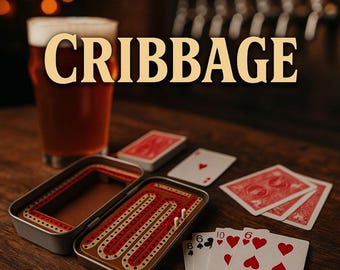 Altoids Tin Cribbage with Mini Cards : Portable Travel Game