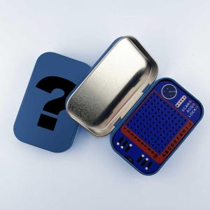Altoids Tin Sea Battle Game | Pocket Naval Strategy Set Random