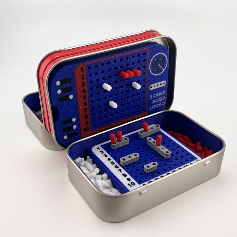 Altoids Tin Sea Battle Game | Pocket Naval Strategy Set image 6