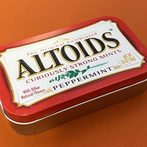 Altoids Tin Cribbage With Mini Cards : Portable Travel Game - Etsy