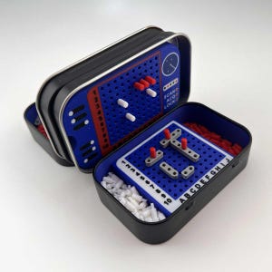 Altoids Tin Sea Battle Game | Pocket Naval Strategy Set image 3