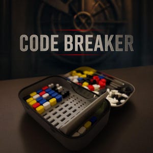 Gioco Altoids Tin Code Breaker / Set di puzzle logici tascabili