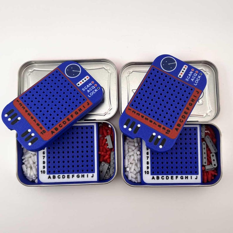 Altoids Tin Sea Battle Game | Pocket Naval Strategy Set image 5
