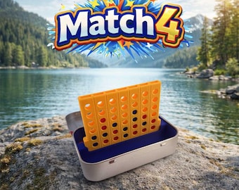 Altoids Tin Match 4 Game: Portable Travel Strategy Set
