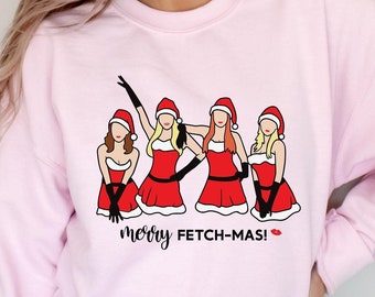 Mean Girls Winter Talent Show Christmas Is So Fetch Sweater Black