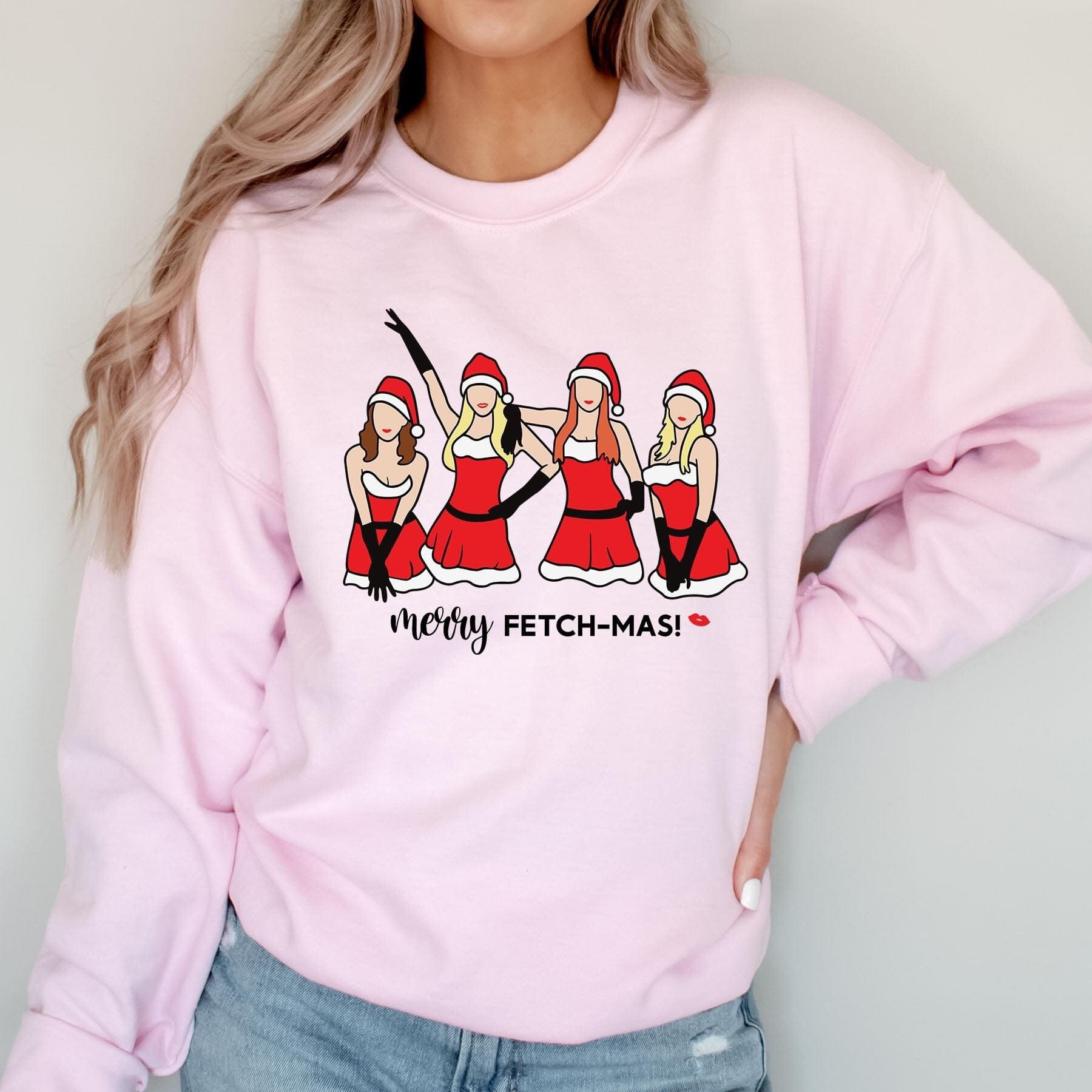 Mean Girls Winter Talent Show Christmas Is So Fetch Sweater Black