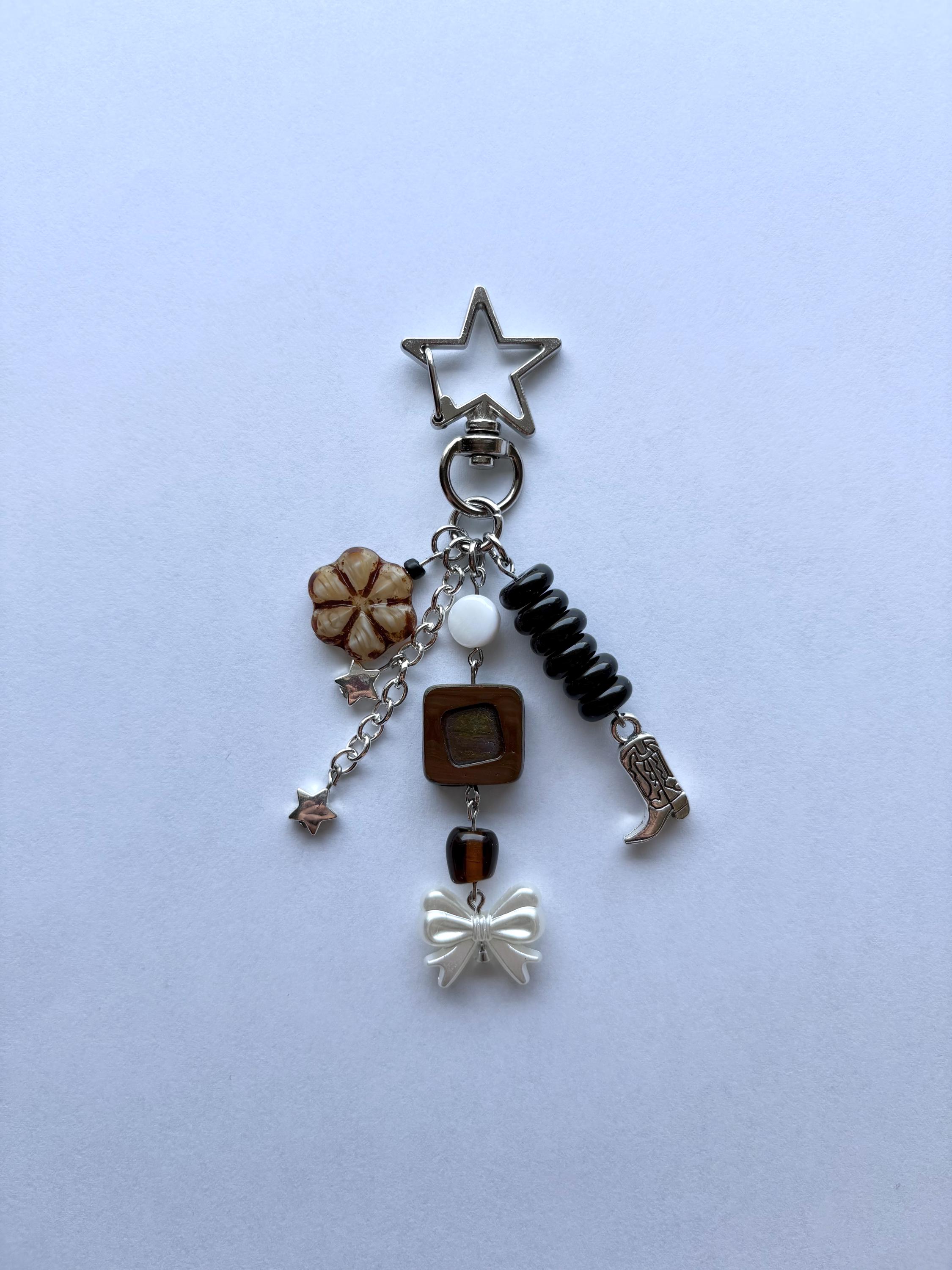 Country Aesthetic Beaded Keychain Friendship Cowgirl Cowboy - Etsy