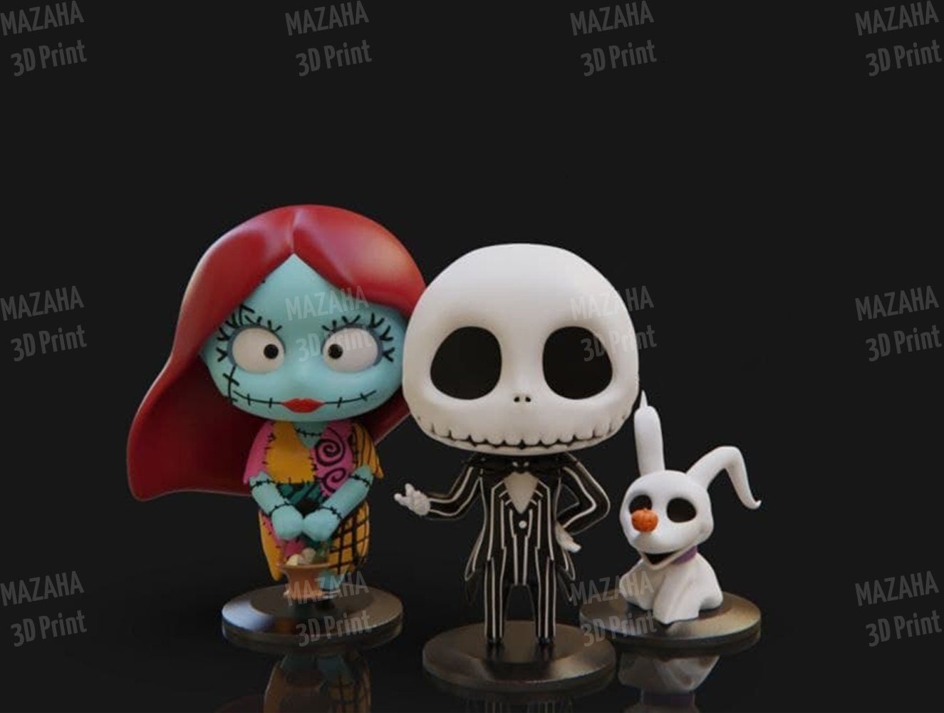 The Nightmare Before Christmas 3D Prints STL File Etsy Canada
