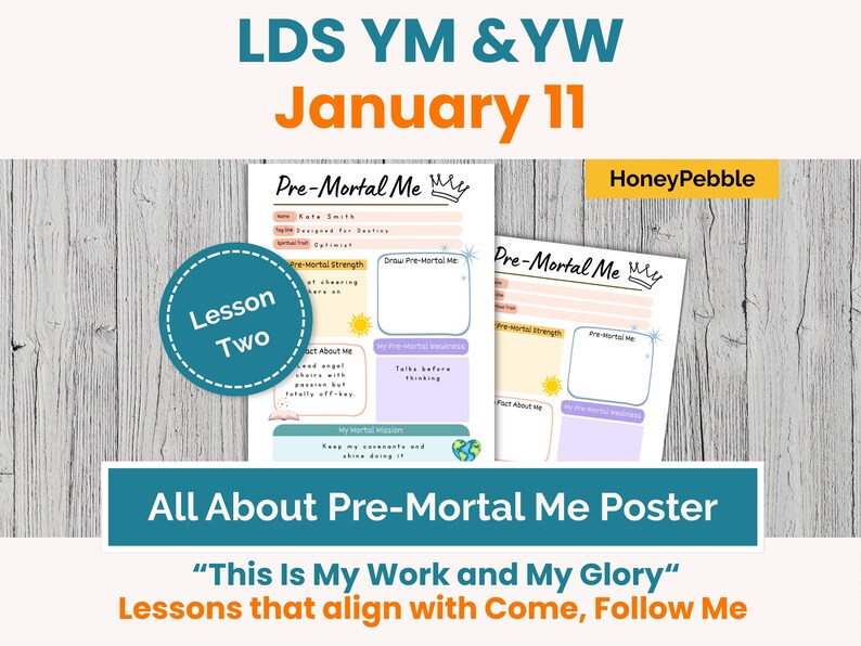 January 11 YM-YW | Come Follow Me Youth Lesson Activities: LDS Old ...