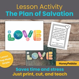Plan der Erlösung Lesson Printable: LDS Lehrmittel (PDF-Download