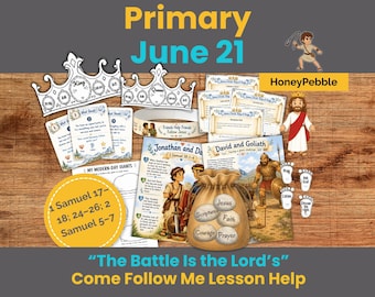 15-21 juin PRIMAIRE | David et Goliath « La bataille appartient au Seigneur » | 1 Samuel 17-18 ans ; 24-26 ; 2 Samuel 5-7 | Activités du cours Viens et suis-moi