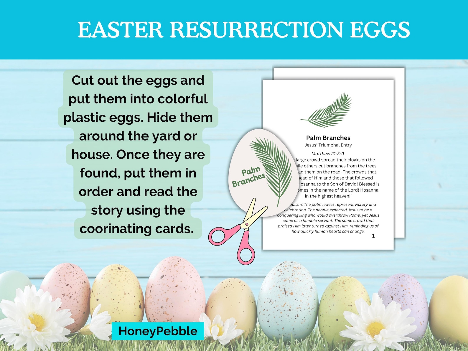 Resurrection Eggs Printable | Easter Christian Activity for Kids | Holy ...