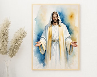Jan 4 Come, Follow Me Watercolor Wall Art | Old Testament Prints Christian LDS Wall Art (Printable Digital Download)