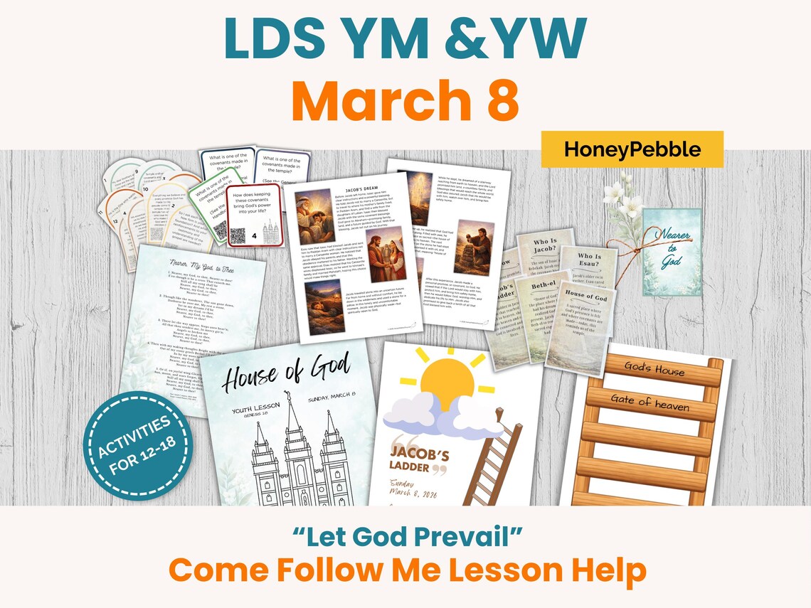 March 8 YM-YW | Come Follow Me Youth Lesson Activities: LDS Old ...