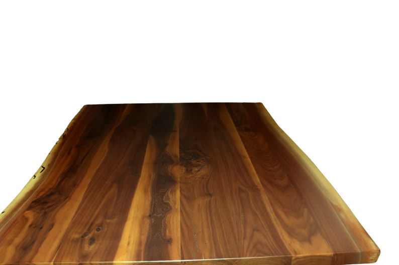 Walnut Table Live Edge Table Walnut Desk Walnut Dining Table Etsy