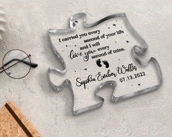 Personalized Acrylic Puzzle, Baby loss, Miscarriage Stillbirth Puzzle, Sympathy Sign, Baby miscarriage memorial, Infant loss memorial
