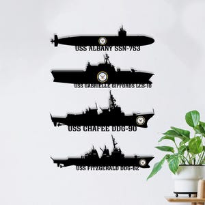 Custom US Navy Ship Metal Wall Art Led Light, Navy Ship Metal Sign, Navy Veteran Gift, Military Gift, Ship Wall Decor, Battleship, Dad Gift