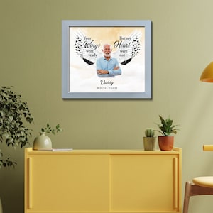 Personalized Shadow Box, Your Wings Were Ready but My Heart Were Not, Sympathy Gift, Shadow Box ...