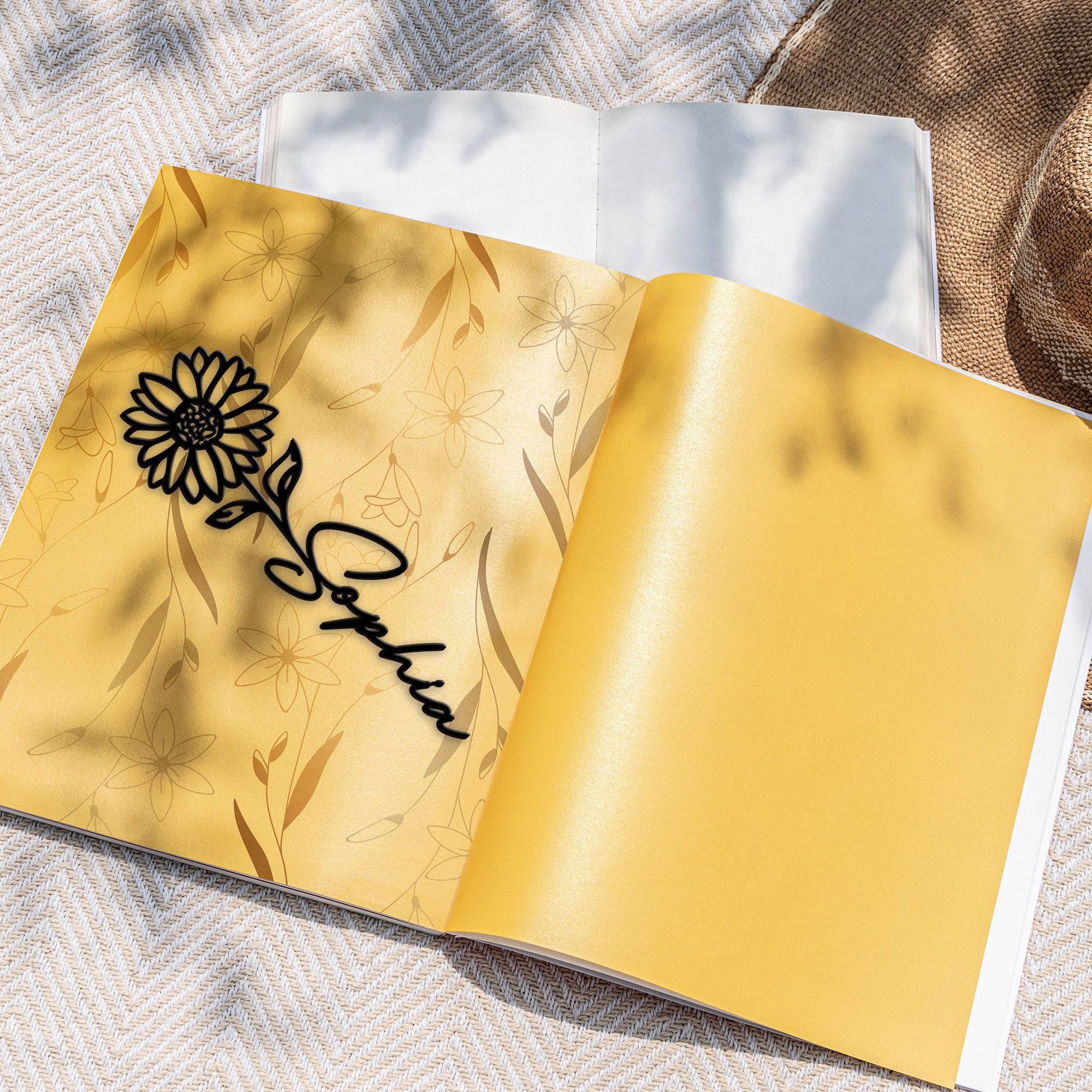 Custom Bookmark, Book Lover Gift, Daisy Bookmark, Back to School Gift, Teacher Gift, Unique Bookmark, Daisy Lover, Unique Gift