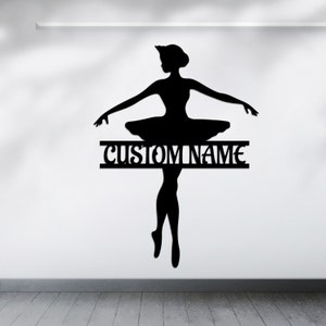 Custom Ballet Dancer Metal Sign, LED Wall Decor - Etsy