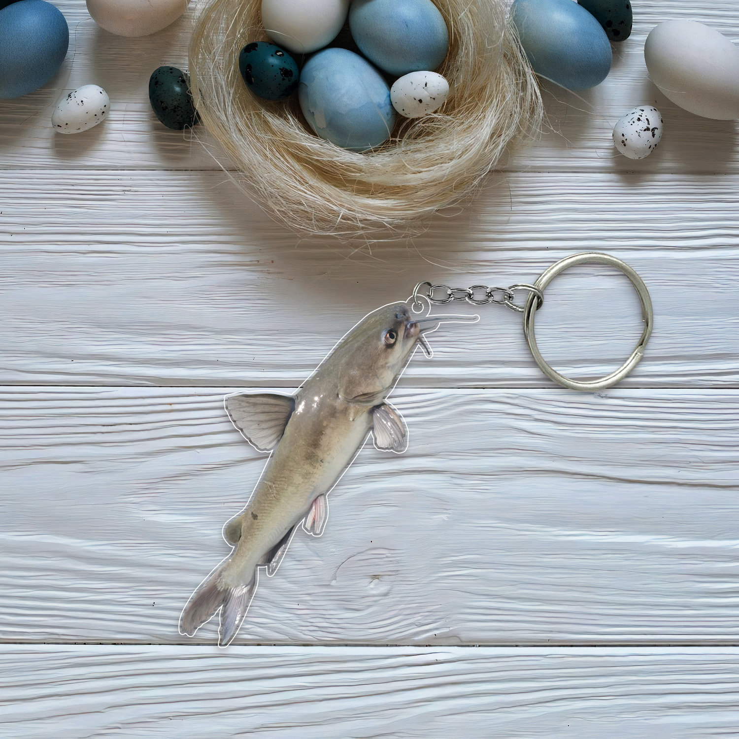 Catfish Keychain Etsy Singapore