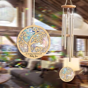 Personalized Baby Memorial Wind Chime, Loss of Family Gift image 3