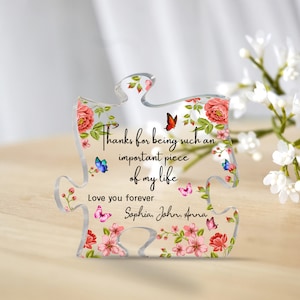 Personalized Acrylic Puzzle, Thank You for Being Such an Important ...