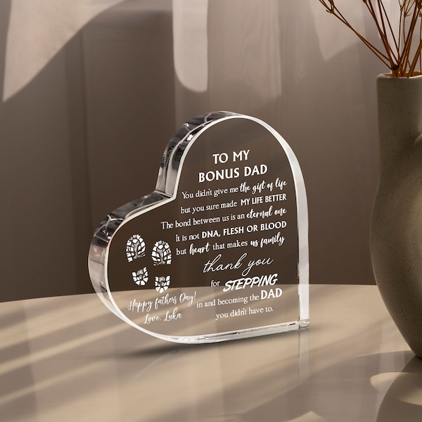 Personalized To My Daughter Heart Acrylic Plaque - Gift Idea For Daughter - To My Daughter Always Remember That Mommy Loves You main image 1