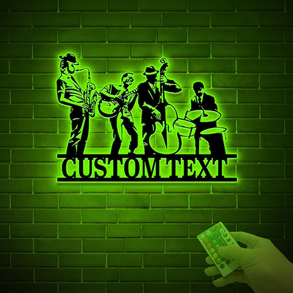 Jazz Metal Wall Art Etsy