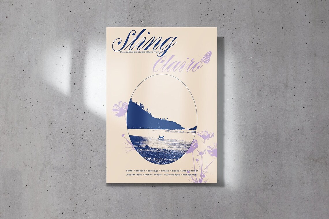 Clairo - Sling (digital Download Poster), Room Decor, Clairo Sling ...